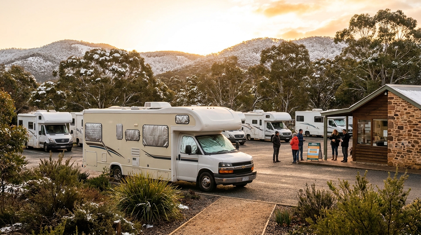Winter RV Rental in Adelaide - Pricing Guide 2026